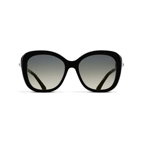 occhiali da sole chanel 2018 550 euro|Occhiali quadrati da sole Acetato Nero. Lenti: Grigio, Polarizzate.